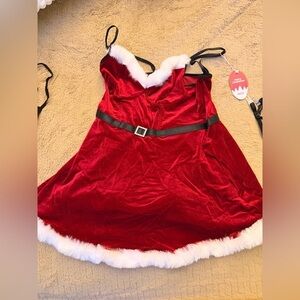 Women’s RSLOVE Mrs. Clause Lingerie NWT
